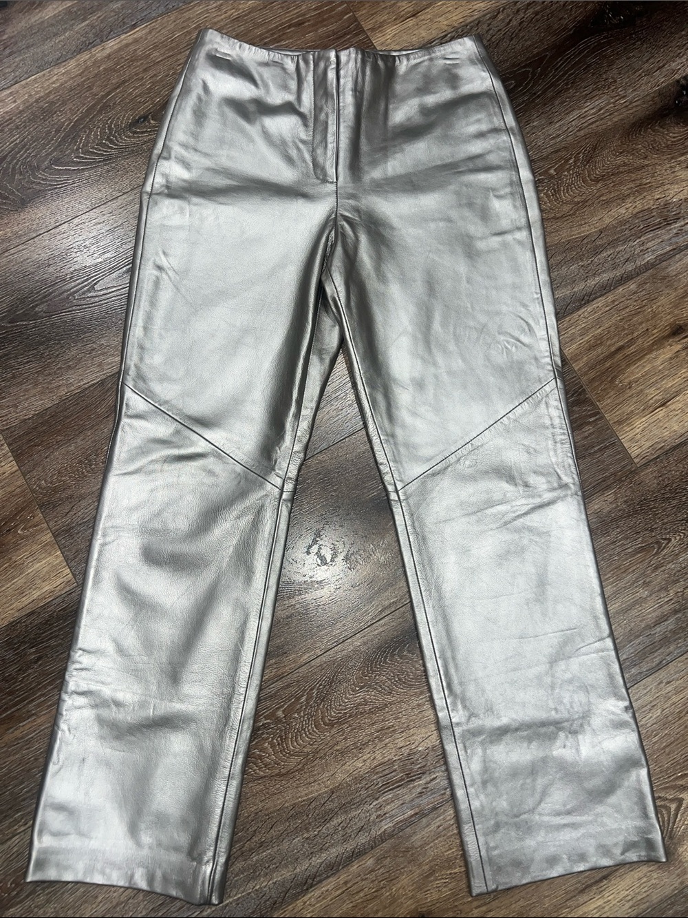 Margaret Godfrey Rare Silver Leather Pants 🩶